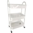 Carrinho Organizador Multiuso  3 Andares Prateleira Cozinha S