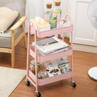 Carrinho Organizador Porta Volumes 3 Andares Multiuso Rack Pr