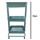 Carrinho Organizador Prateleira 3 Andares Multiuso Casa Salao