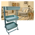 Carrinho Organizador Prateleira 3 Andares Multiuso Casa Salao