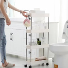 Carrinho Organizador Prateleiras Cozinha Banheiro Quarto Lava