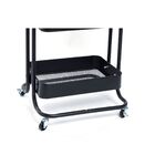 Carrinho Organizador Preta Berlim De 3 Prateleiras Mek