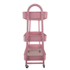 Carrinho Organizador Rack Multiuso  3 Andares Prateleira Move