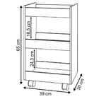 Carrinho Organizador Salao Estética Manicure Mobbs