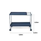 Carrinho Para Bar Winne Azul