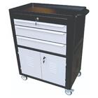 Carrinho Para Ferramentas Com 3 Gavetas Preto E Cinza C06 Fer