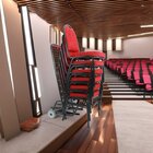 Carrinho Para Transporte De Cadeira Empilhável Linha Hotel Pr