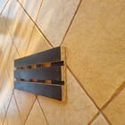 Carrinho Para Vaso De Plantas De Madeira Vários Tamanhos Pret