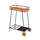 Carrinho Porto Natural E Preto