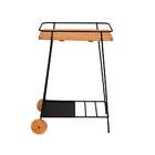 Carrinho Porto Natural E Preto