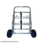 Carrinho Praia Reforçado P/ Caixa Térmica Aluminio Ronchetti
