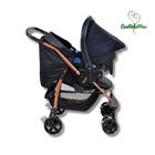 Carrinho Rio K  Preto Com Cobre + Bebe Conforto - Burigotto