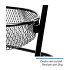 Carrinho Super útil Desmontável - Preto