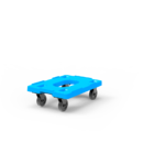 Carrinho Transporte Tartaruga Caixas Klt - Simples