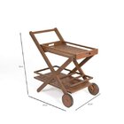 Carro Bar Madeira Maciça Ipanema