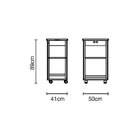 Carro De Churrasco De Madeira Muiracatiara Envernizado Com La