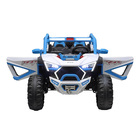Carro Elétrico Infantil Jipe Off Road 4x4 Utv Compacto Azul C