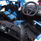 Carro Elétrico Infantil Jipe Off Road 4x4 Utv Compacto Azul C