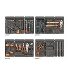 Carro Para Ferramentas 5 Gavetas E 1 Porta 115 Peças Tramonti