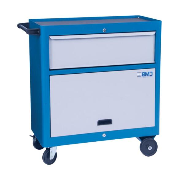 Carro Para Ferramentas Com 1 Bandeja 1 Porta Retrátil E 1 Gav