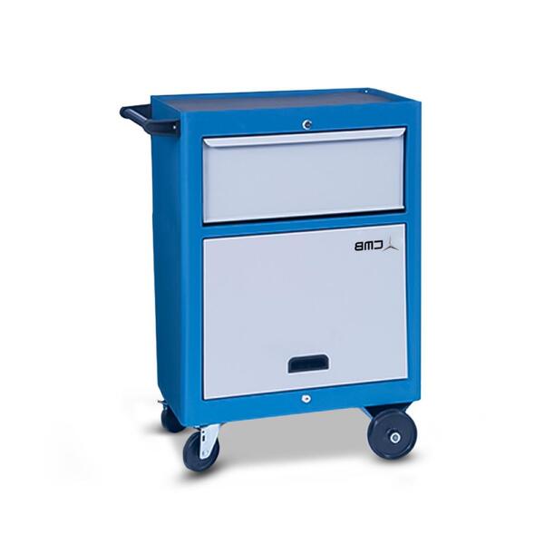 Carro Para Ferramentas Com 1 Bandeja 1 Porta Retrátil E 1 Gav