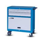 Carro Para Ferramentas Com 1 Bandeja 1 Porta Retrátil E 3 Gav