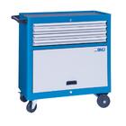 Carro Para Ferramentas Com 1 Bandeja 1 Porta Retrátil E 4 Gav