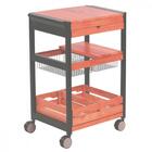 Carro Para Servir Churrasco Tramontina Em Madeira Mogno Afric