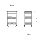 Carro Para Servir Churrasco Tramontina Em Madeira Mogno Afric