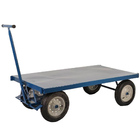 Carro Plataforma 400kg Com Tampo Em Aço Pla400 Fercar