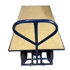 Carro Plataforma Com Tampo Em Madeira 450kg C-128-m