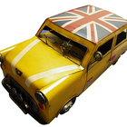 Carro Vintage Decorativo Mini Cooper Londres Retro Mr Bean Am