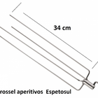 Carrossel Aperitivos Espeto Giratório Movido A Pilha Espetosu