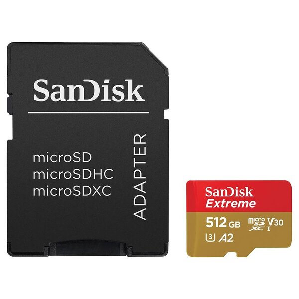 Cartão De Memória Micro Sd Sandisk Extreme V30 A2 U3 4k Uhd 5
