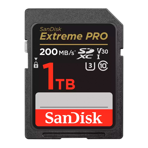 Cartão De Memória Sandisk 1tb Cartão Sd Extreme Pro 200mbs