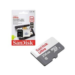 SanDisk Ultra microSDXC UHS-I memory card 128 GB + adapter (A1, Class 10, U1, Full HD videos, up to 120 MB/s read speed), Speed-Mbps/10x