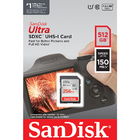 Cartão De Memória Sandisk 512gb Cartão Sd Ultra 150mbs C10