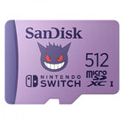 Cartão De Memória Sandisk 512gb Nintendo Switch Uhs-i Gengar