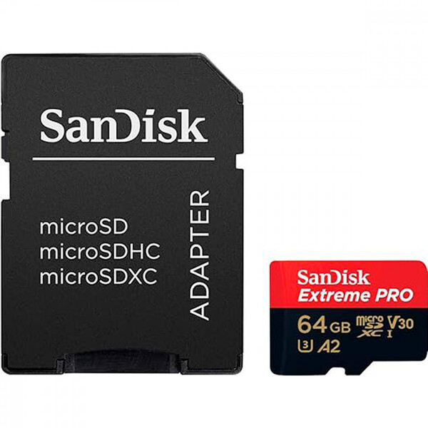 Cartão De Memória Sandisk 64gb Extreme Pro Microsdxc Uhs-i Co