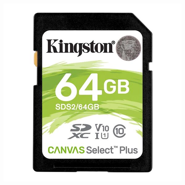 Cartão De Memória Sd Kingston Canvas Select Plus 64gb