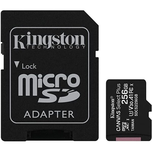 Cartao Memoria Micro Sdhc 256gb Kingston Canvas Select Plus