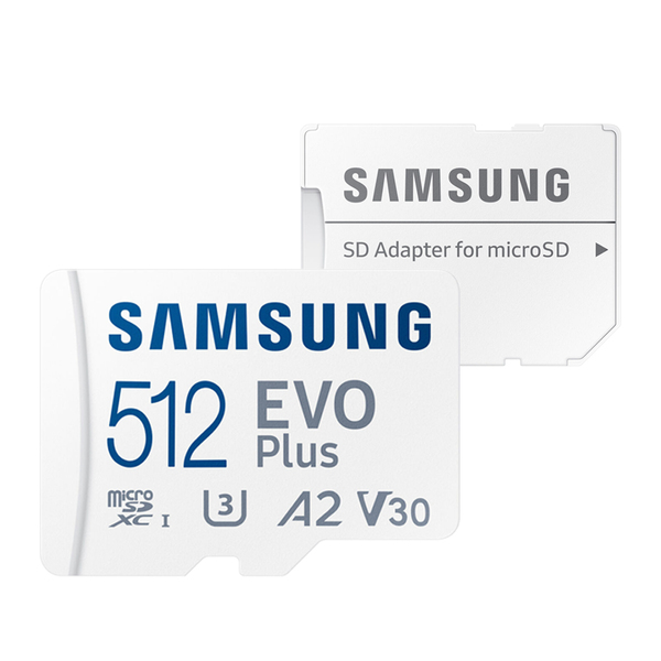 Cartão Memória Samsung 512gb Micro Sd Evo Plus Com Adapt