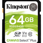 Cartão Memória Sdxc 64gb Canvas Slect Plus 100mbs Kingston