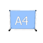 Cartazete De Mesa A4 Paisagem