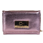 Carteira Feminina Gold - Dupla - Botão E Zíper - P/ Trabalho