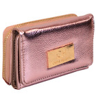 Carteira Feminina Gold - Dupla - Botão E Zíper - P/ Trabalho