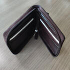 Carteira Masculina De Couro Fechamento Em Zíper Bolso Tonin M