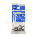 Cartela com 20 Parafusos 3,5x16mm Cabeça: Panela Fenda: Simples