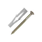 Cartela com 4 Buchas para Concreto e Alvenaria 6mm com Parafuso Standers