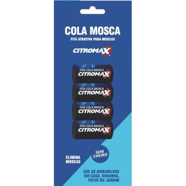 Cartela Fita Cola Mosca Fita Atrativa Para Moscas 4x1